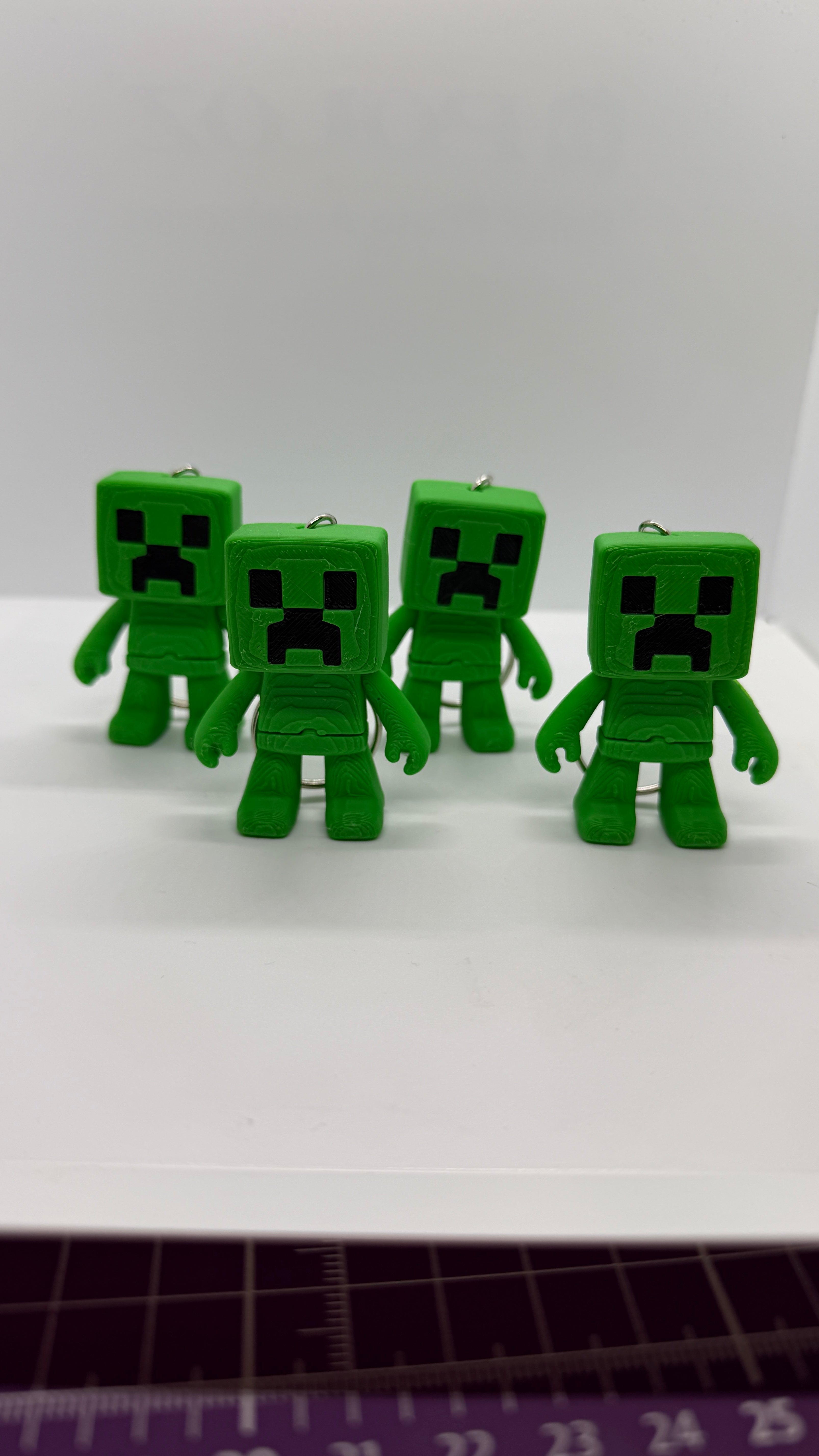 Creeper style keyrings