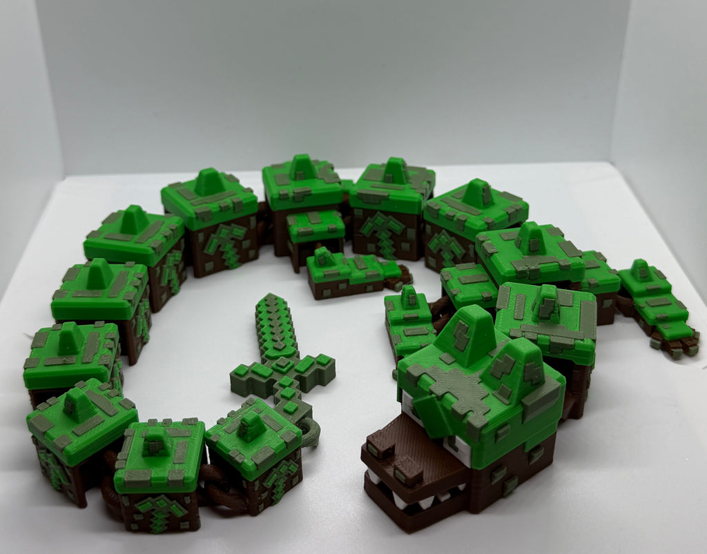 Minecraft Inspired Dragon