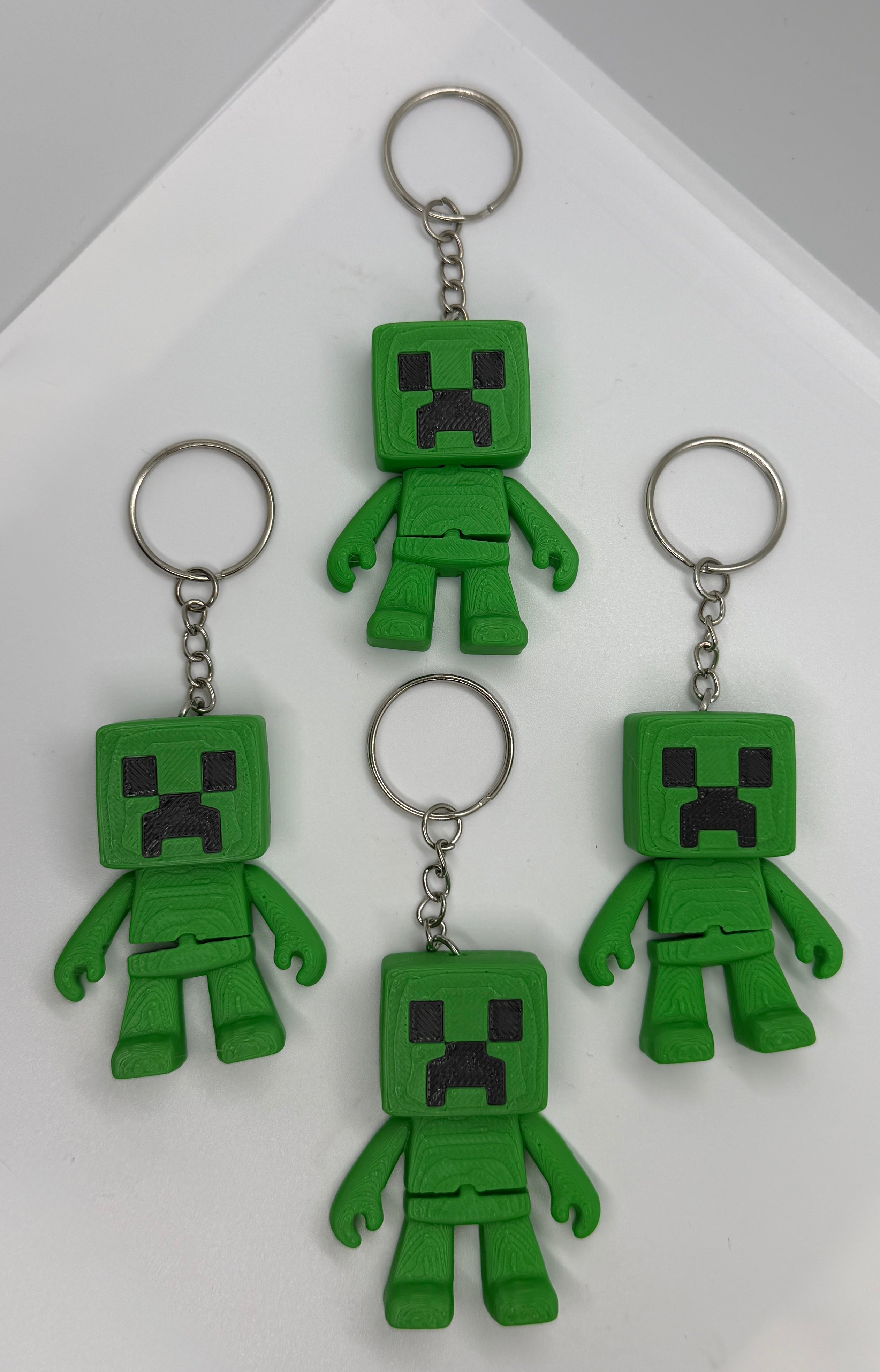 Creeper style keyrings